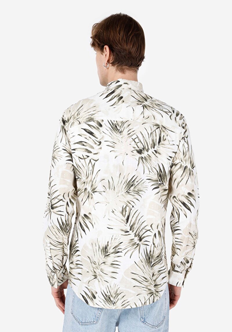 Зображення Сорочка З Довгим Рукавом Чоловіча Бежева Cl1067582