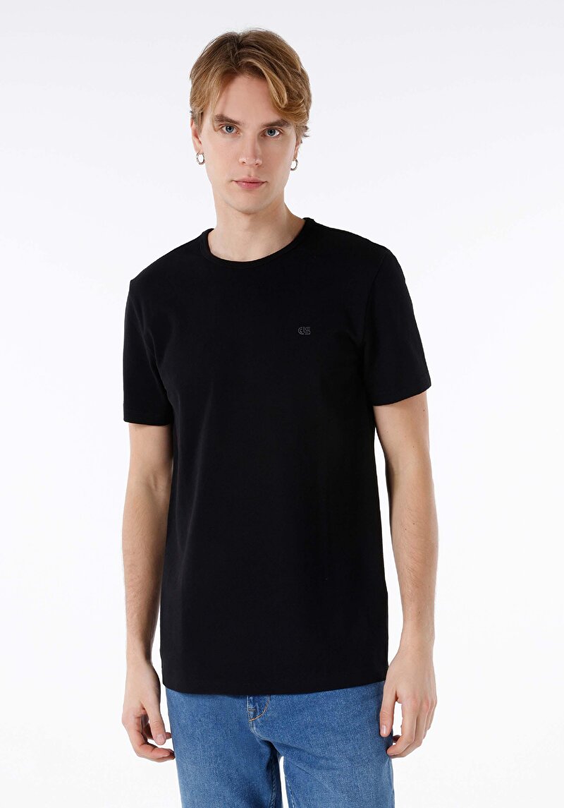 Зображення Футболка З Коротким Рукавом Чоловіча Чорна  Cl1068565