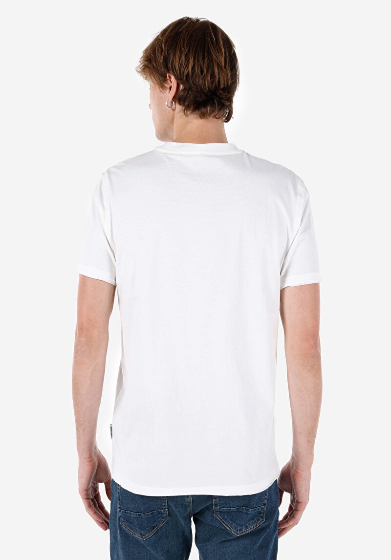 Показати інформацію про Футболка З Коротким Рукавом Чоловіча Біла  Cl1067613