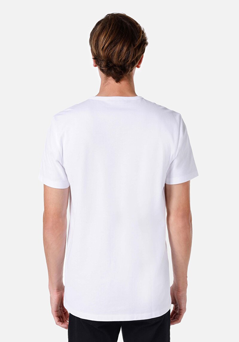 Показати інформацію про Футболка З Коротким Рукавом Чоловіча Біла  Cl1068565