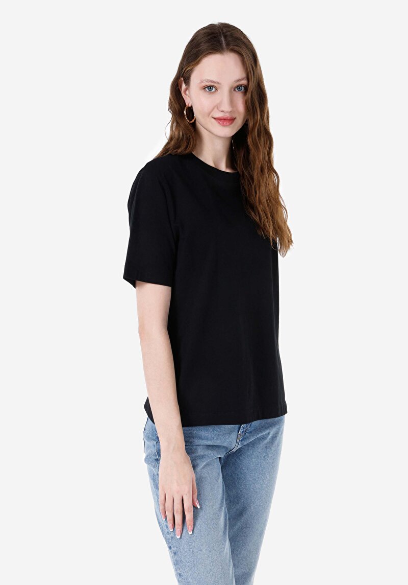 Зображення Футболка З Коротким Рукавом Жіноча Чорна  Cl1068570