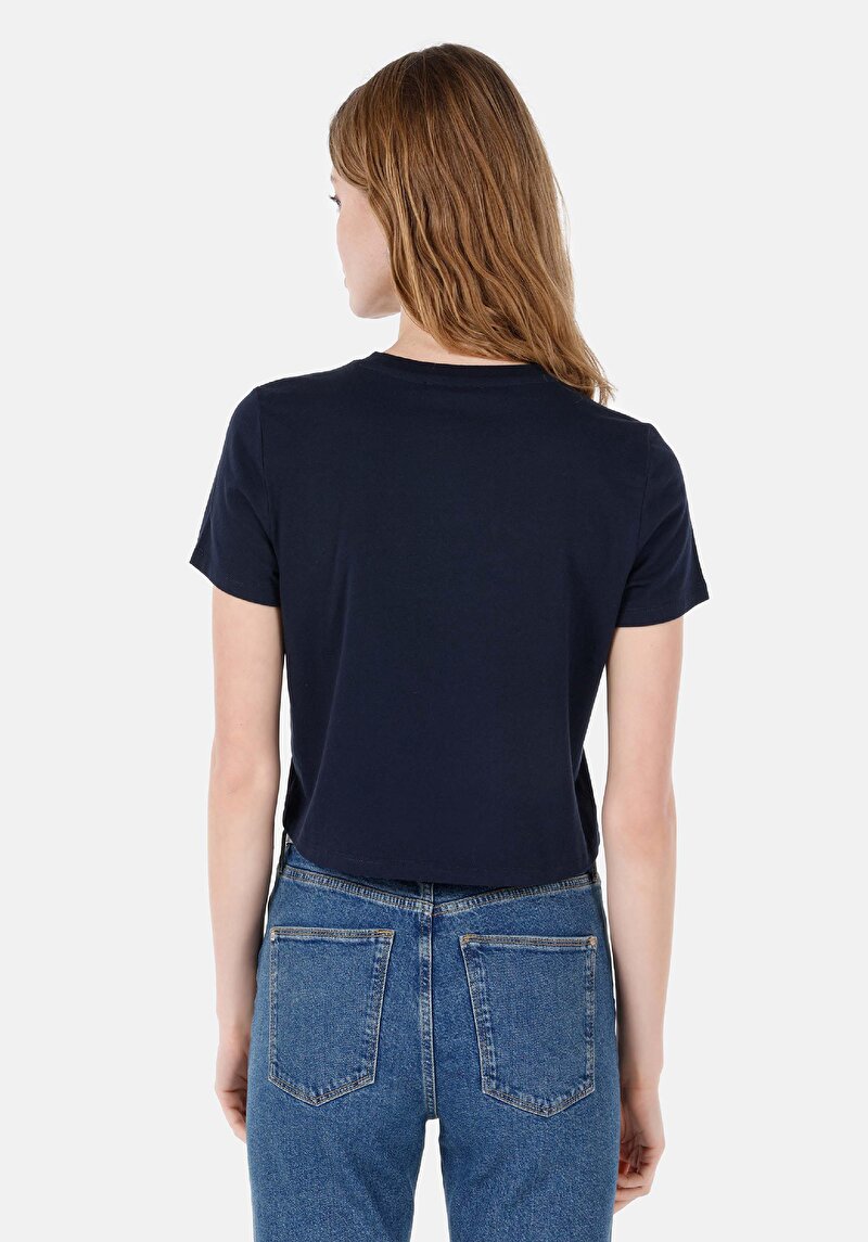 Показати інформацію про Футболка З Коротким Рукавом Жіноча Синя  Cl1068574