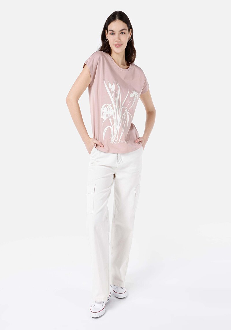 Показати інформацію про Футболка З Коротким Рукавом Жіноча Рожева  Cl1068575