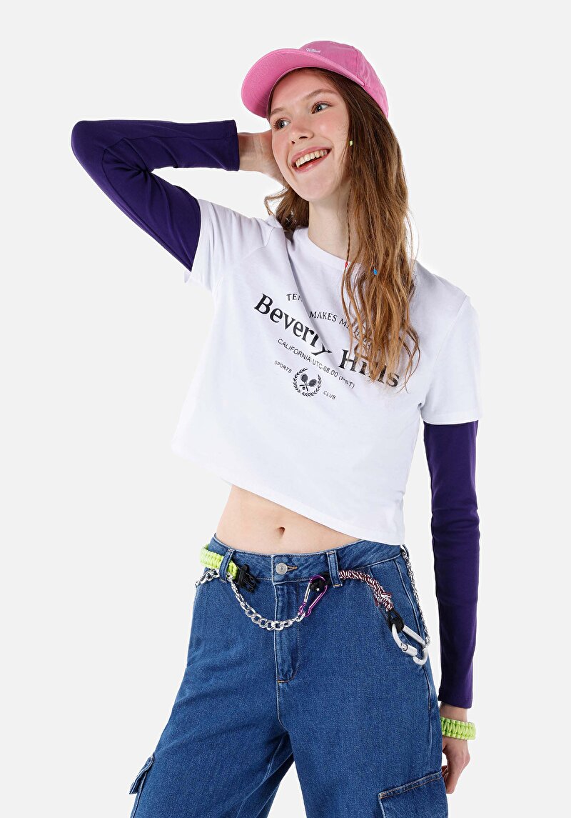 Зображення Футболка З Коротким Рукавом Жіноча Біла  Cl1068576