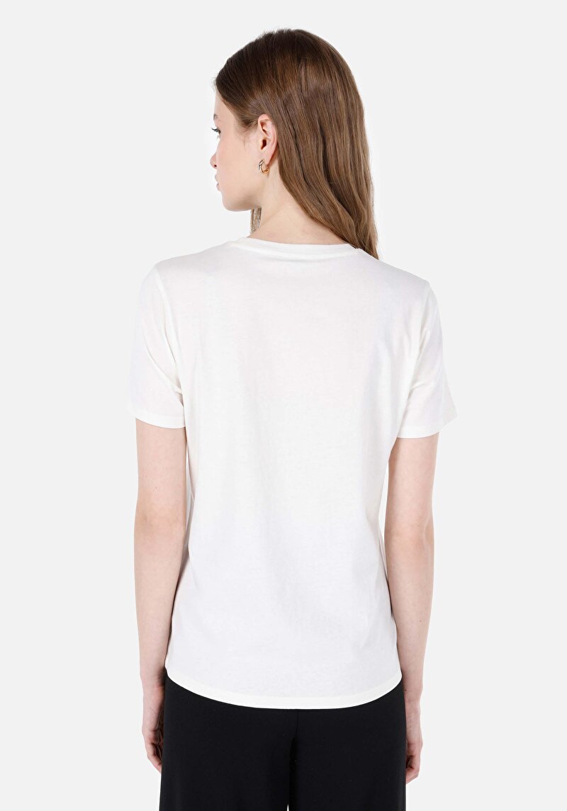 Показати інформацію про Футболка З Коротким Рукавом Жіноча Біла  Cl1068583