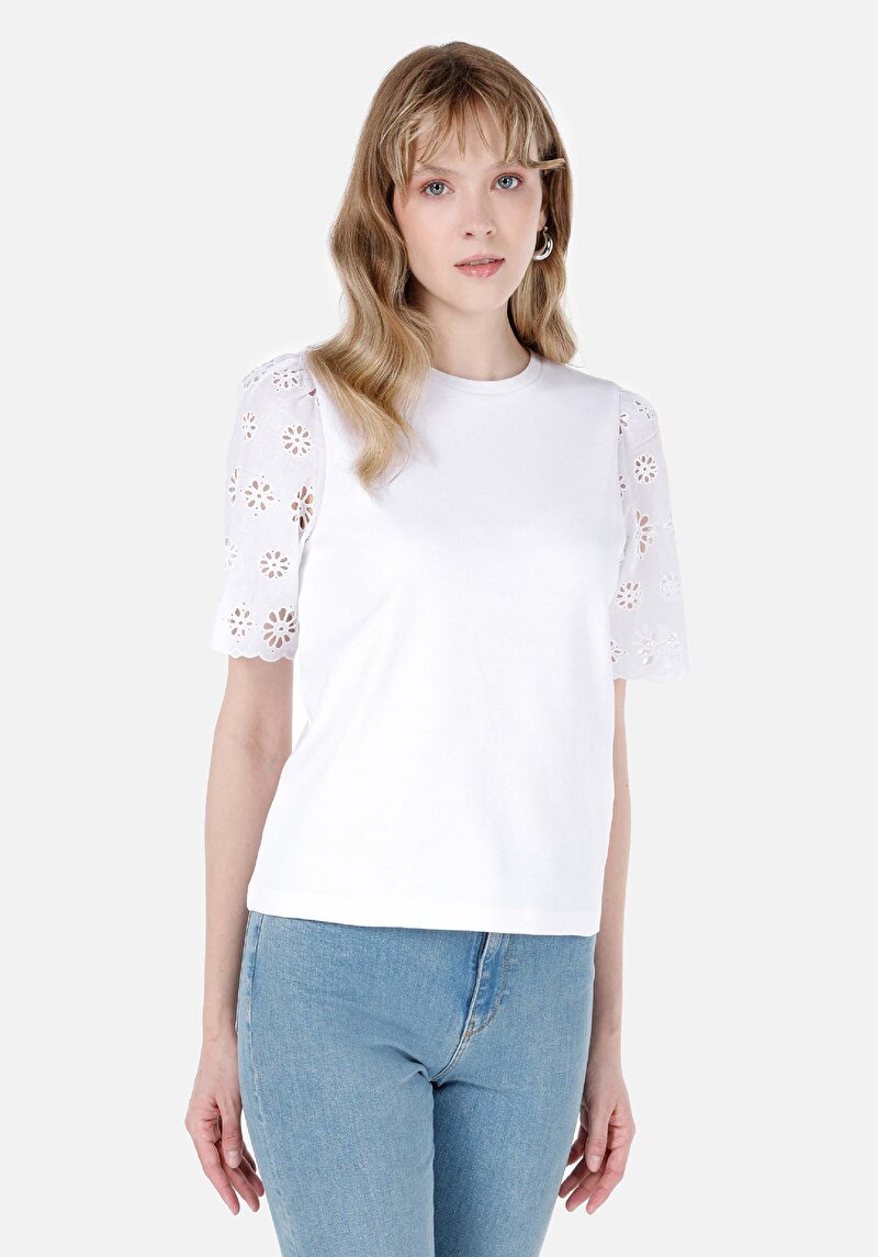 Зображення Футболка З Коротким Рукавом Жіноча Біла  Cl1068725