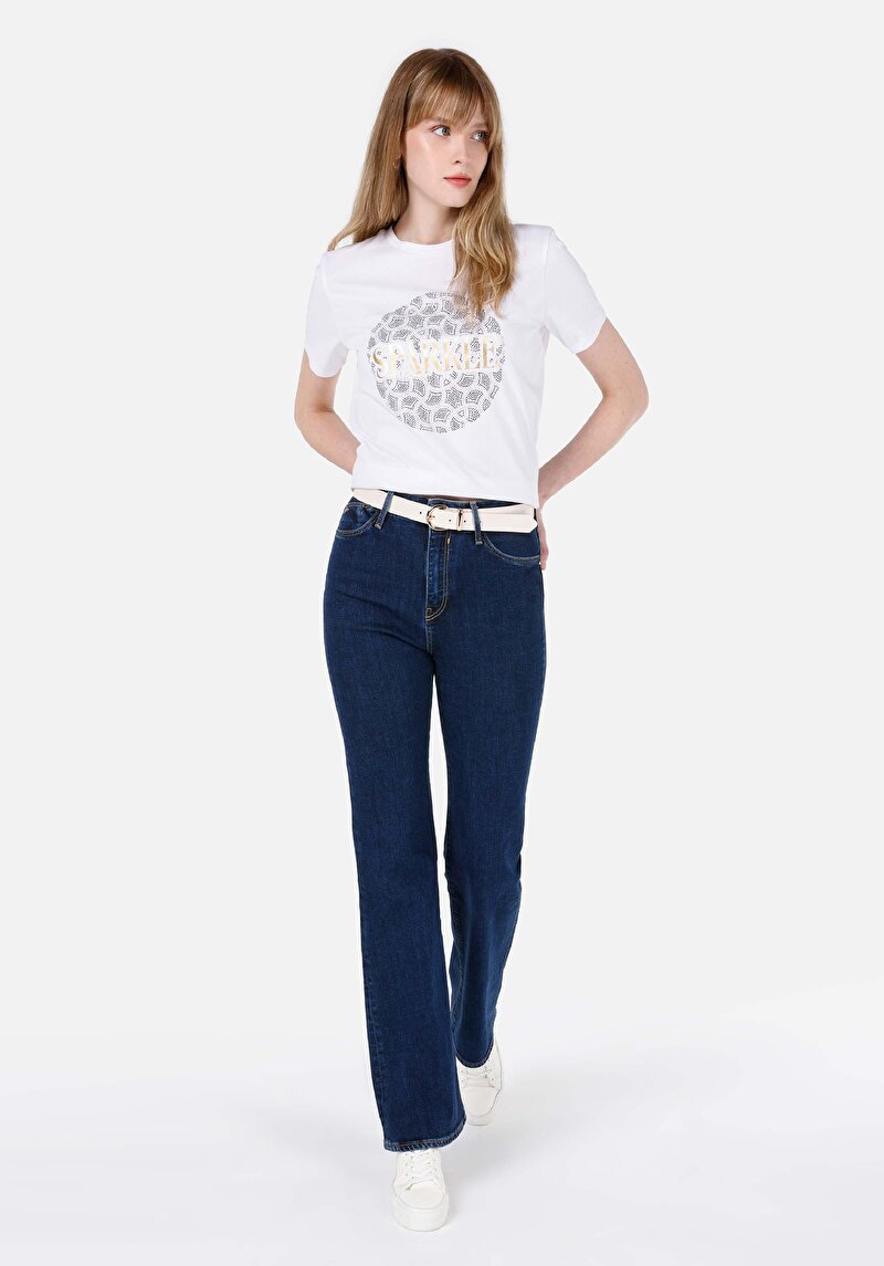 Показати інформацію про Футболка З Коротким Рукавом Жіноча Біла  Cl1068726