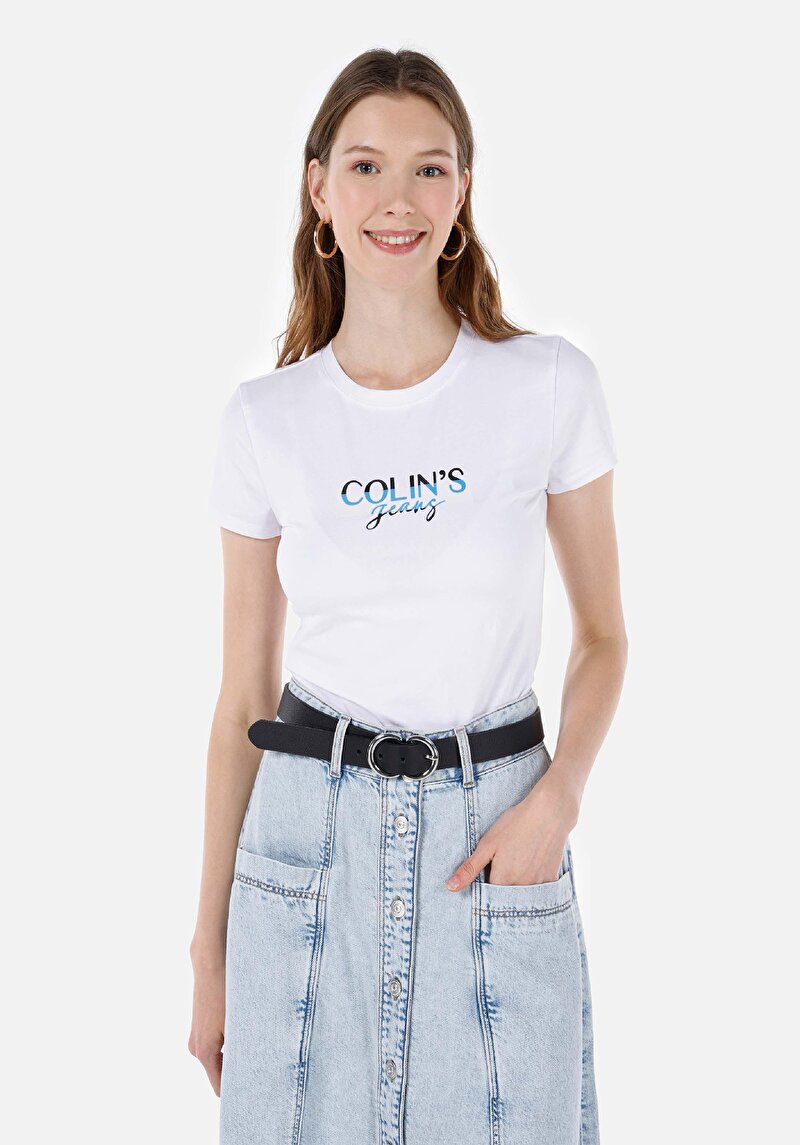 Зображення Футболка З Коротким Рукавом Жіноча Біла  Cl1068728