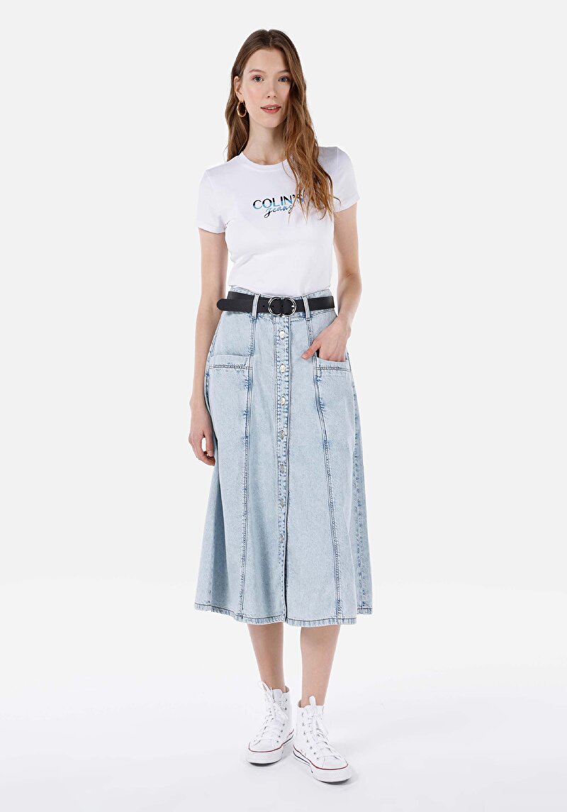 Показати інформацію про Футболка З Коротким Рукавом Жіноча Біла  Cl1068728