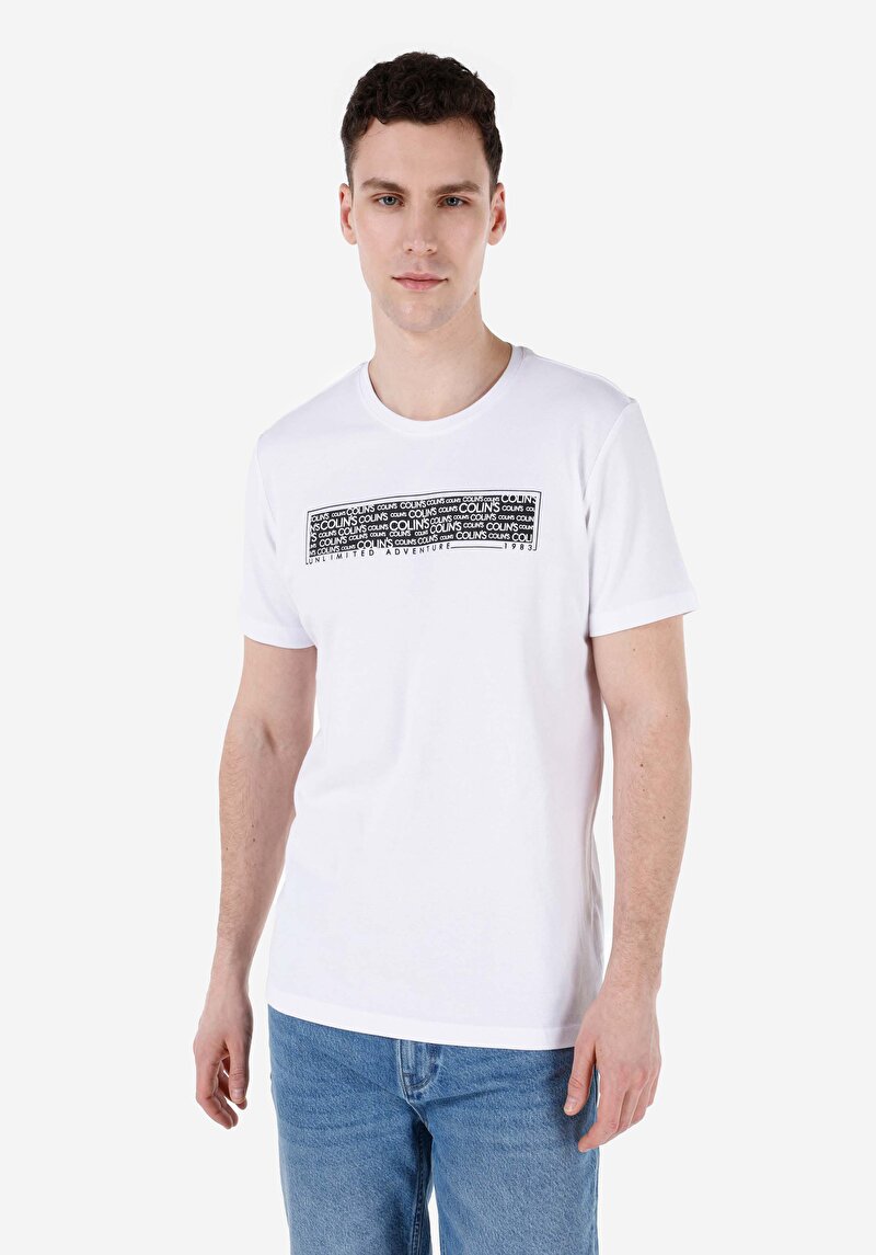 Зображення Футболка З Коротким Рукавом Чоловіча Біла  Cl1069264