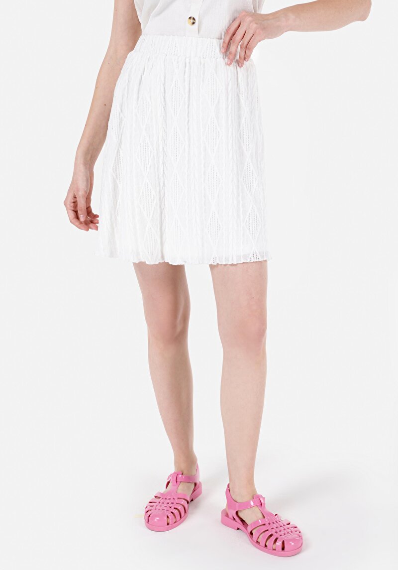 Показати інформацію про Спідниця Жіноча Біла  Cl1069064