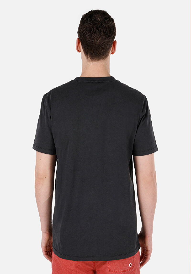 Показати інформацію про Футболка З Коротким Рукавом Чоловіча Чорна  Cl1067786