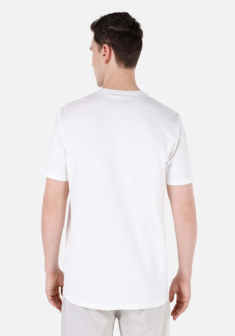 Показати інформацію про Футболка З Коротким Рукавом Чоловіча Біла  Cl1067959