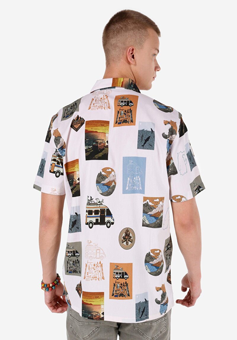 Зображення Сорочка З Коротким Рукавом Чоловіча Мультіколор Cl1067544