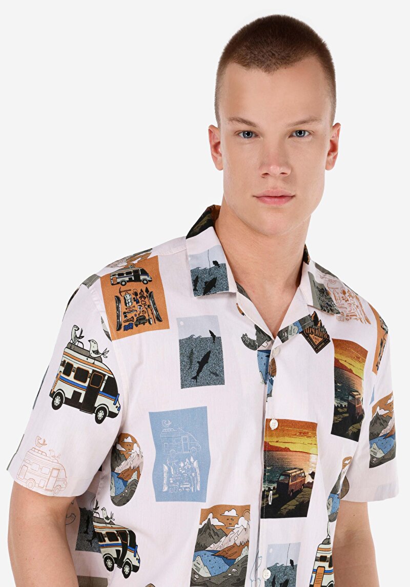 Зображення Сорочка З Коротким Рукавом Чоловіча Мультіколор Cl1067544