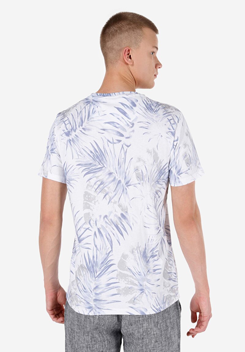 Показати інформацію про Футболка З Коротким Рукавом Чоловіча Блакитна  Cl1069386