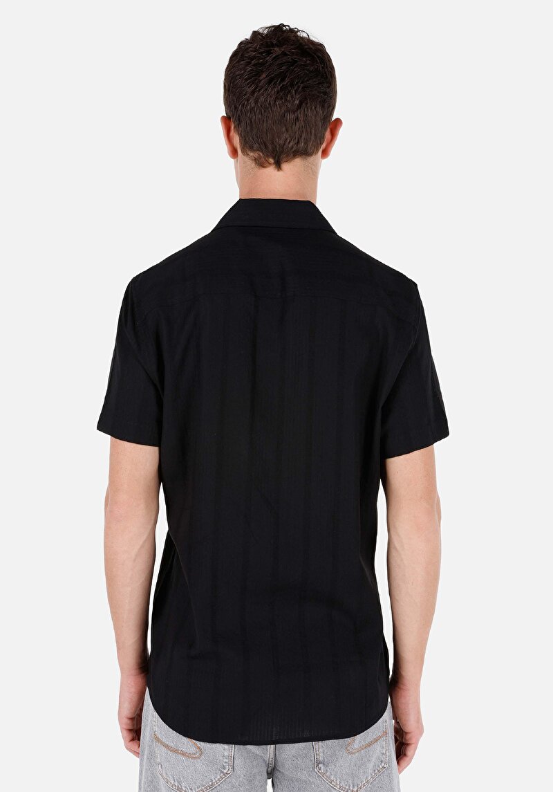 Зображення Сорочка З Коротким Рукавом Чоловіча Чорна Cl1067069