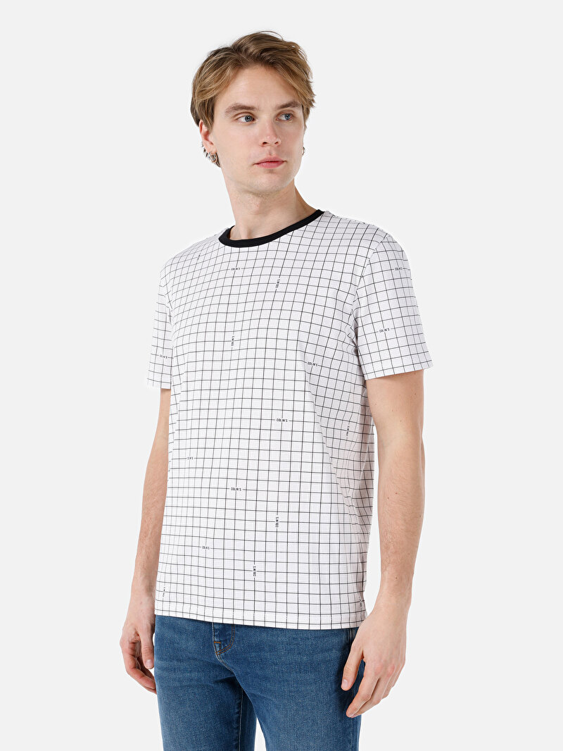 Показати інформацію про Футболка З Коротким Рукавом Чоловіча Біла  Cl1067708