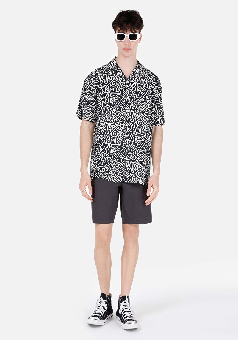 Показати інформацію про Сорочка З Коротким Рукавом Чоловіча Синя  Cl1067545