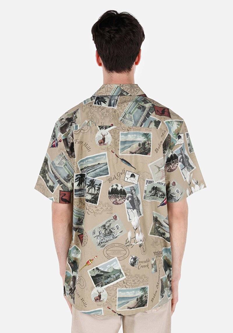 Зображення Сорочка З Коротким Рукавом Чоловіча Сіра Cl1067849