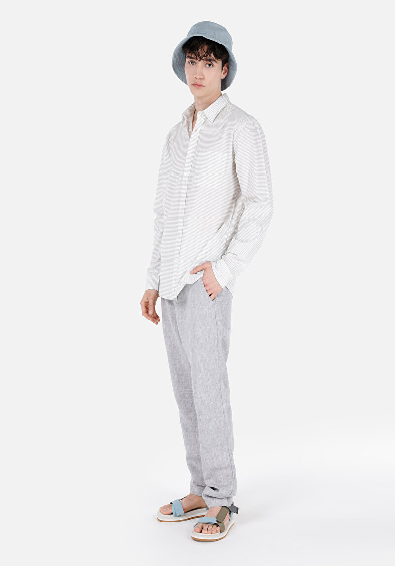 Зображення Сорочка З Довгим Рукавом Чоловіча Біла Cl1069469