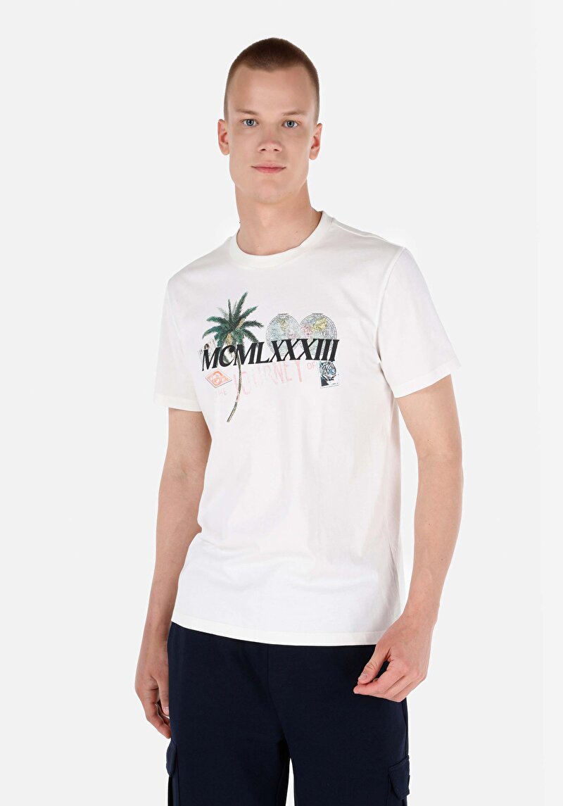 Зображення Футболка З Коротким Рукавом Чоловіча Біла  Cl1067860