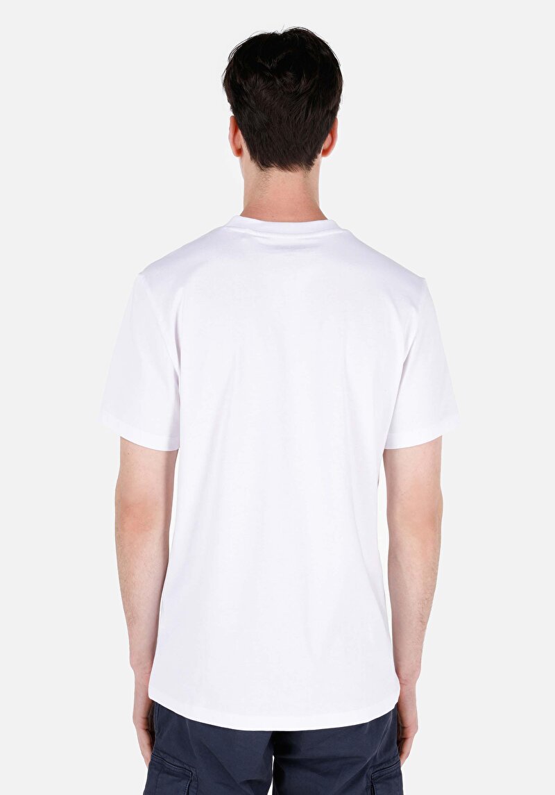 Показати інформацію про Футболка З Коротким Рукавом Чоловіча Біла  Cl1064852