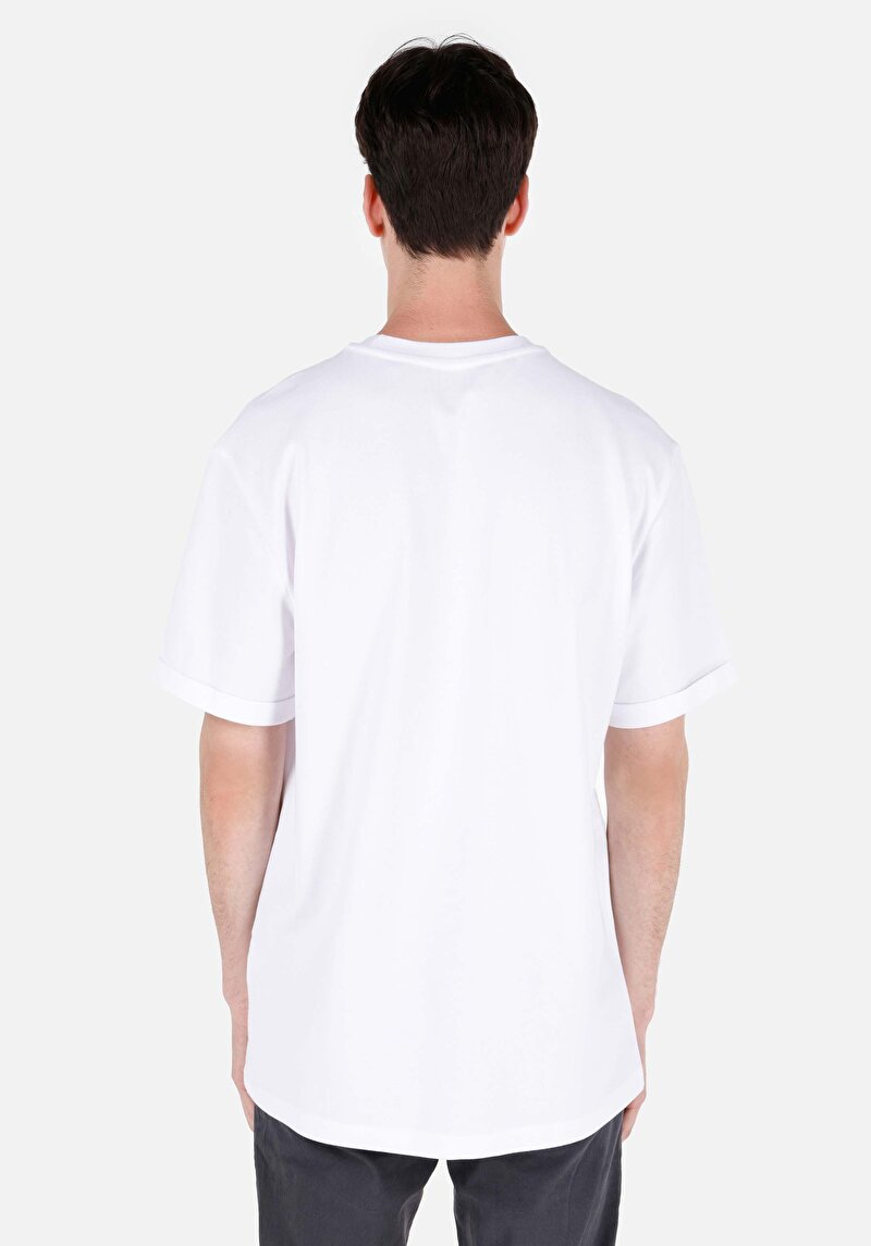 Показати інформацію про Футболка З Коротким Рукавом Чоловіча Біла  Cl1071732