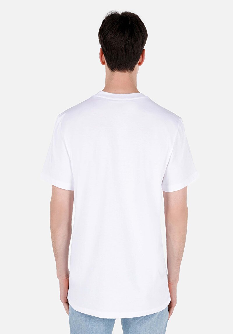 Показати інформацію про Футболка З Коротким Рукавом Чоловіча Біла  Cl1071784