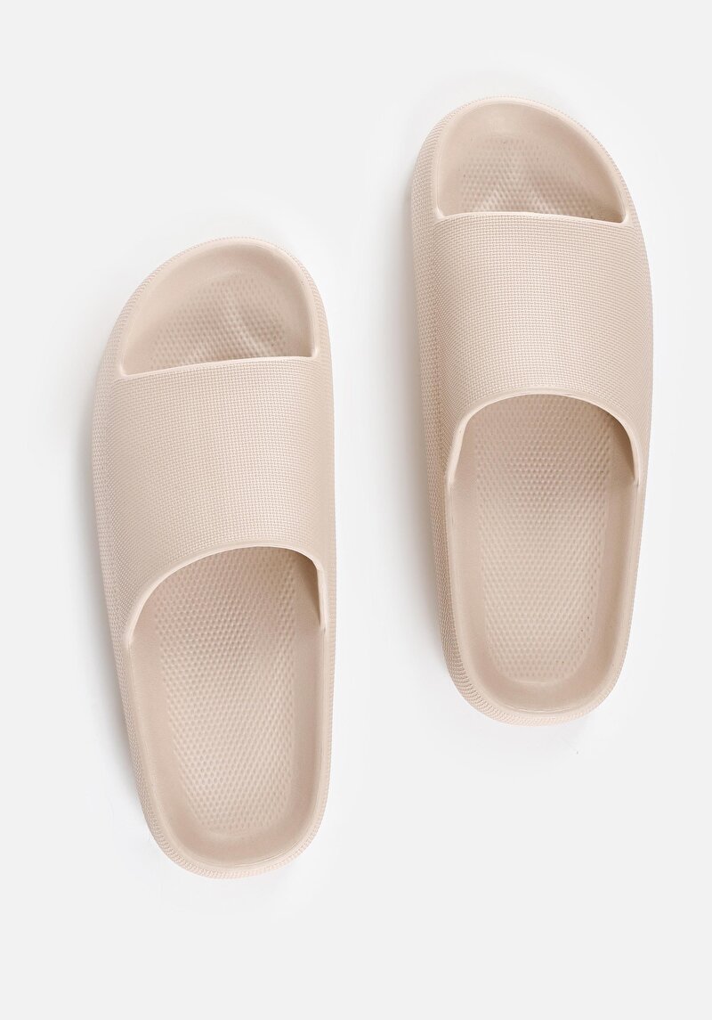 Показати інформацію про Шльопанці Жіночі Бежеві  Cl1069502