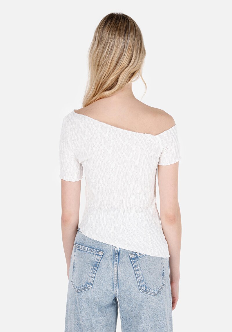 Показати інформацію про Футболка З Коротким Рукавом Жіноча Біла  Cl1071981