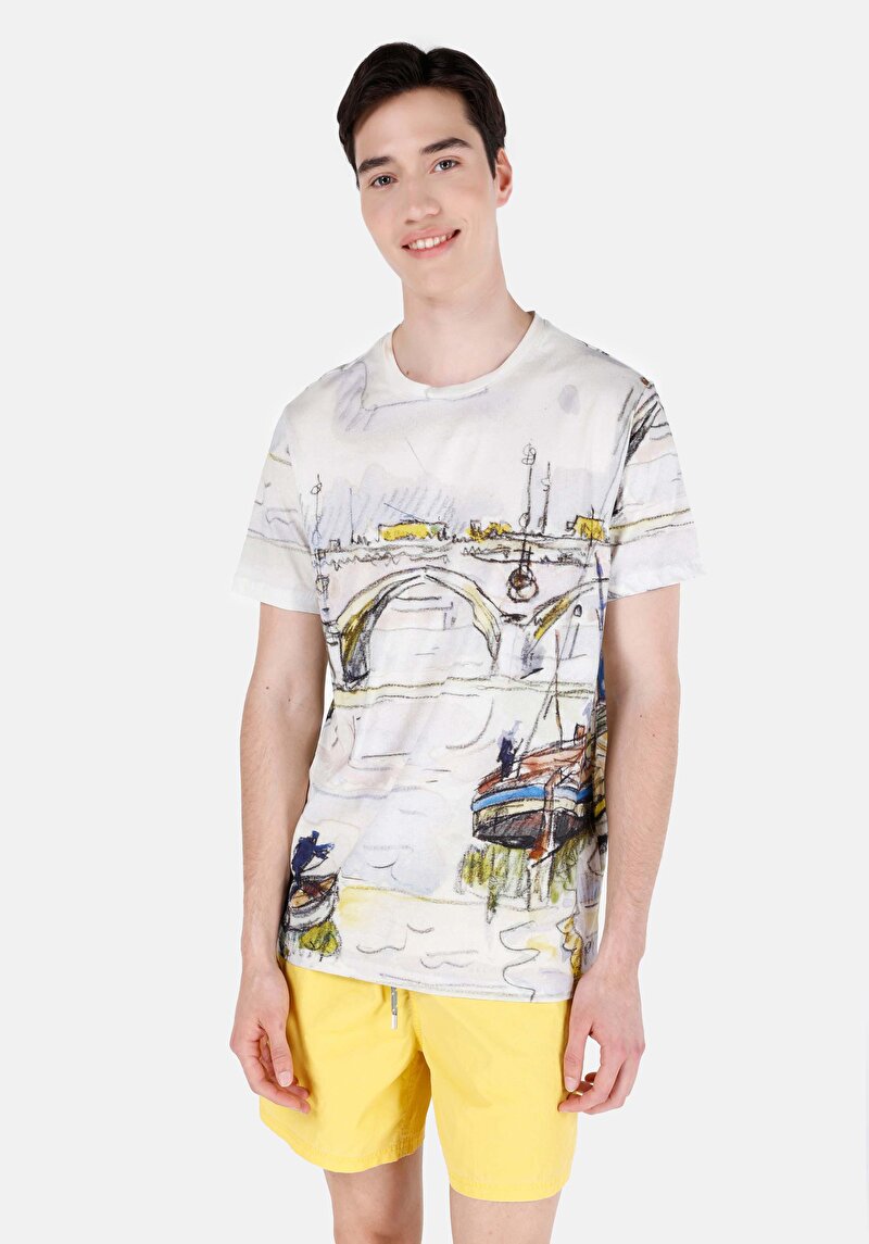 Зображення Футболка З Коротким Рукавом Чоловіча Мультіколор  Cl1066836