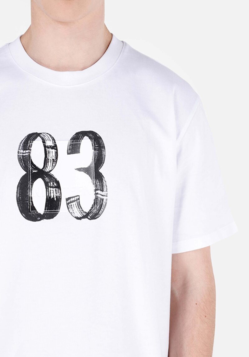 Показати інформацію про Футболка З Коротким Рукавом Чоловіча Біла  Cl1070984