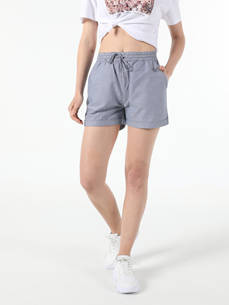 Показати інформацію про Шорти Жіночі Блакитні  Cl1054115