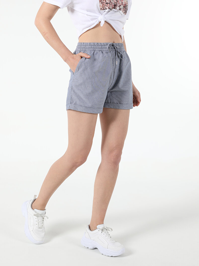 Показати інформацію про Шорти Жіночі Блакитні  Cl1054115