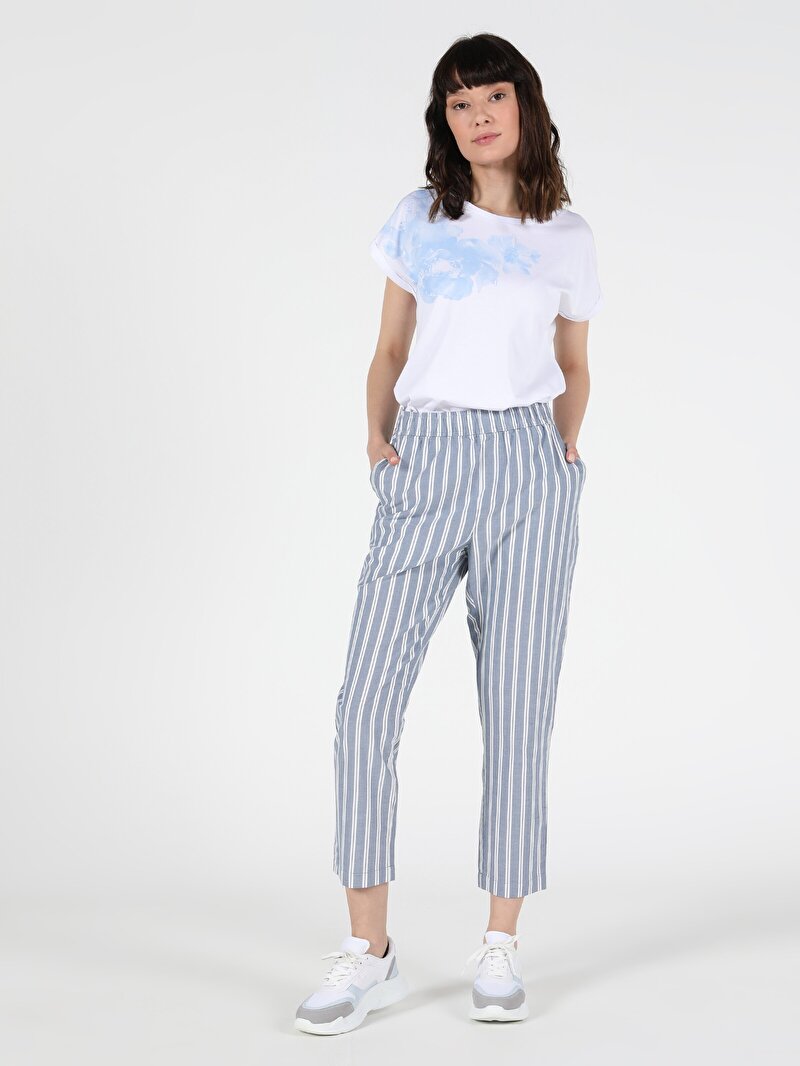 Зображення Брюки Жіночі Блакитні Cl1049222