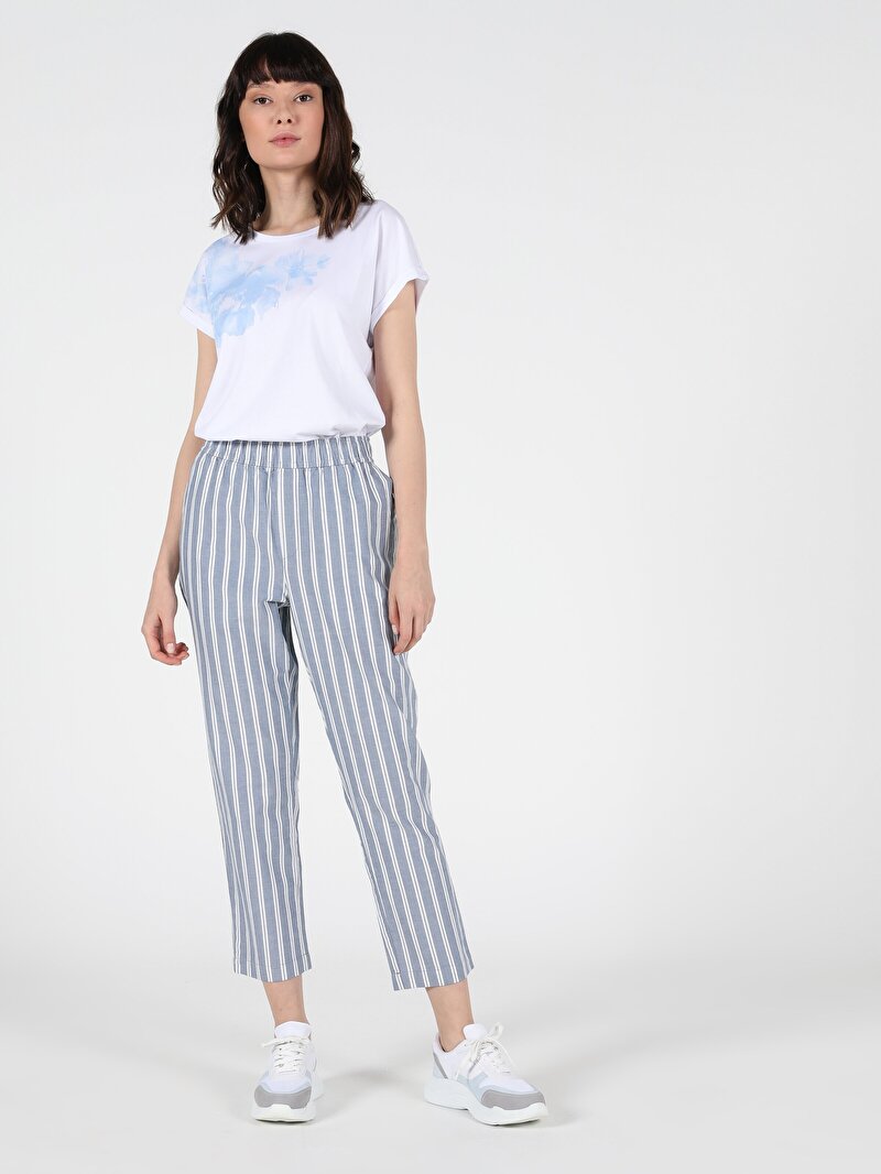 Показати інформацію про Брюки Жіночі Блакитні  Cl1049222