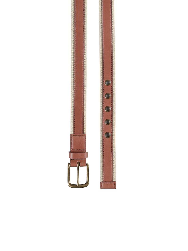 Показати інформацію про Ремінь Чоловічий Бежевий  Cl1050917