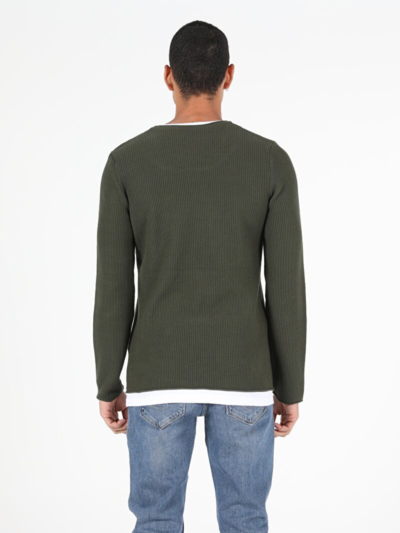 Показати інформацію про Светр Чоловічий Зелений  Cl1050970