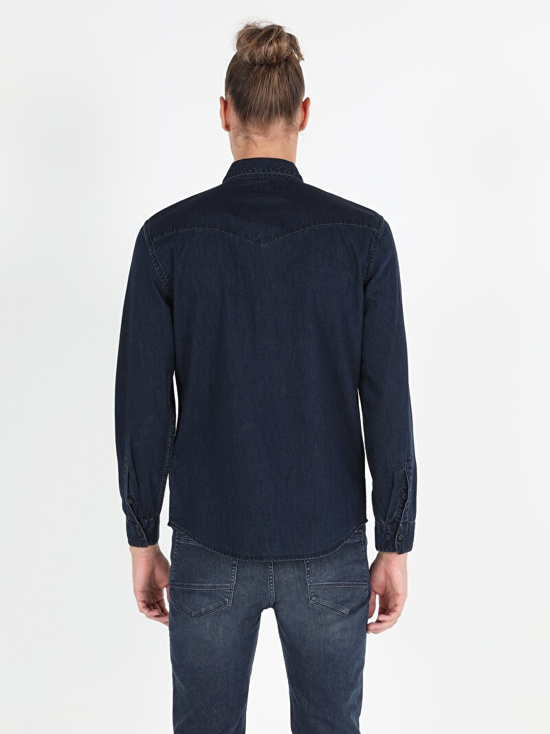 Показати інформацію про 023 Josh Сорочка З Довгим Рукавом Чоловіча Вузького Крою Cl1051452