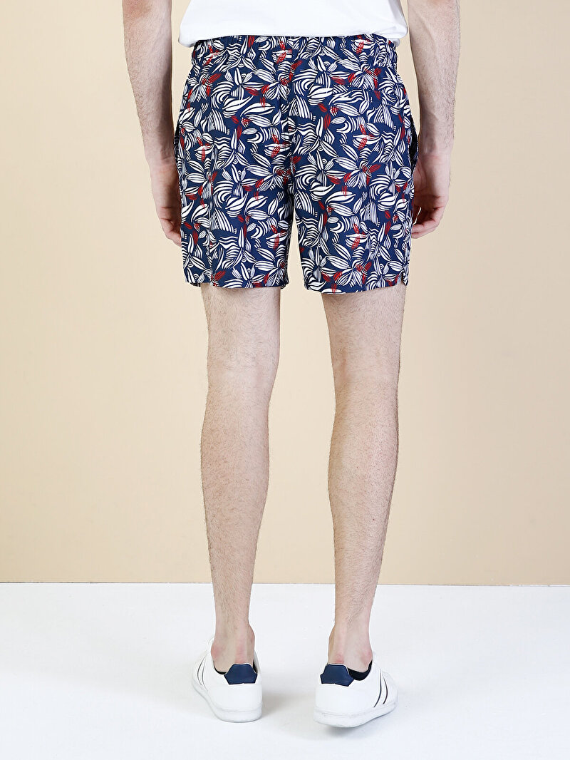 Показати інформацію про Пляжні Шорти Чоловічі Сині Класичного Крою Cl1033495