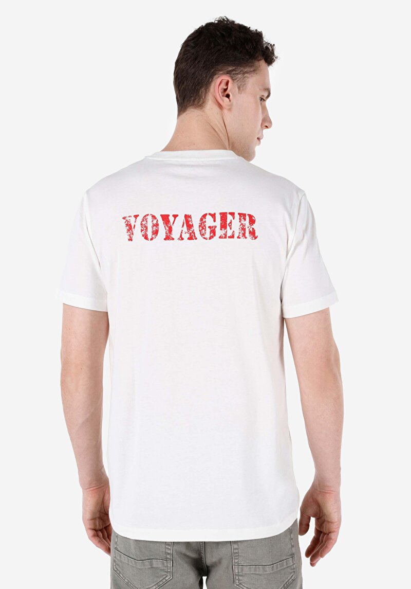 Показати інформацію про Футболка З Коротким Рукавом Чоловіча Біла  Cl1068263