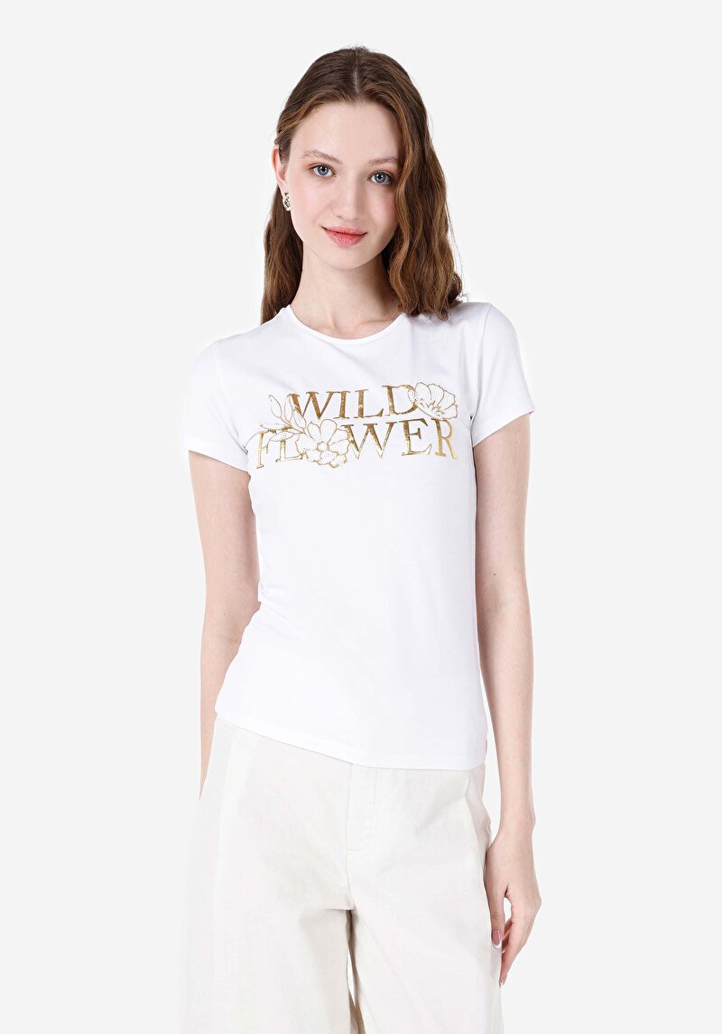 Зображення Футболка З Коротким Рукавом Жіноча Біла  Cl1067940