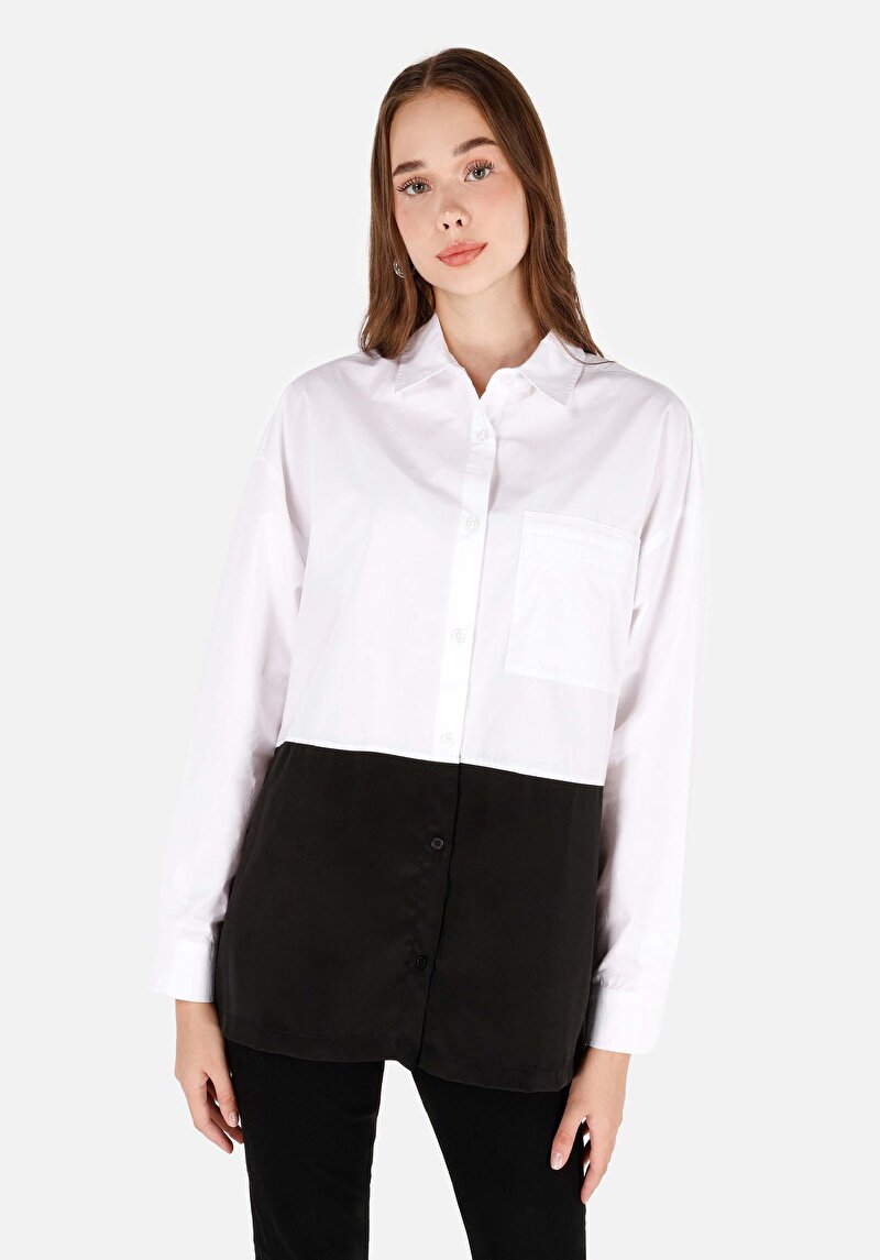 Зображення Сорочка З Довгим Рукавом Жіноча Біла  Cl1071236