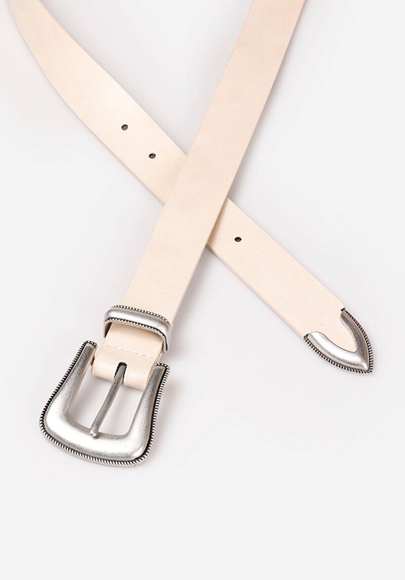 Показати інформацію про Ремінь Жіночий Бежевий  Cl1072679