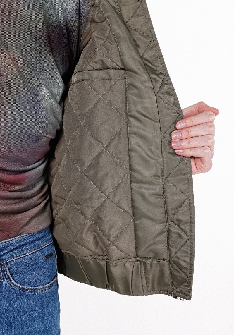 Показати інформацію про Куртка Жіноча Зелена  Cl1072350