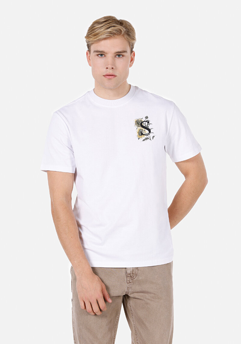 Зображення Футболка З Коротким Рукавом Чоловіча Біла Cl1072065