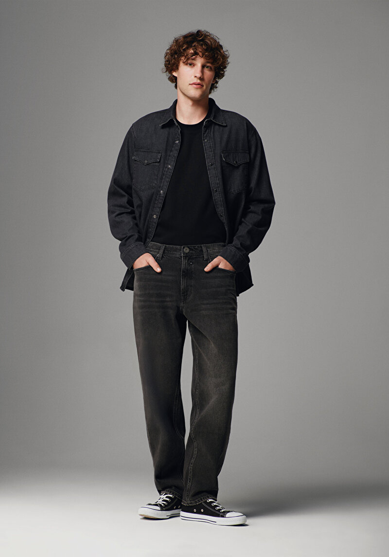 Зображення 067 Jack Джинси Чоловічі Чорні Класичного Крою Cl1073054