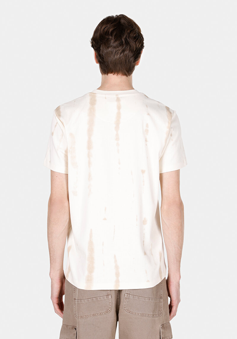 Показати інформацію про Футболка З Коротким Рукавом Чоловіча Бежева  Cl1073105