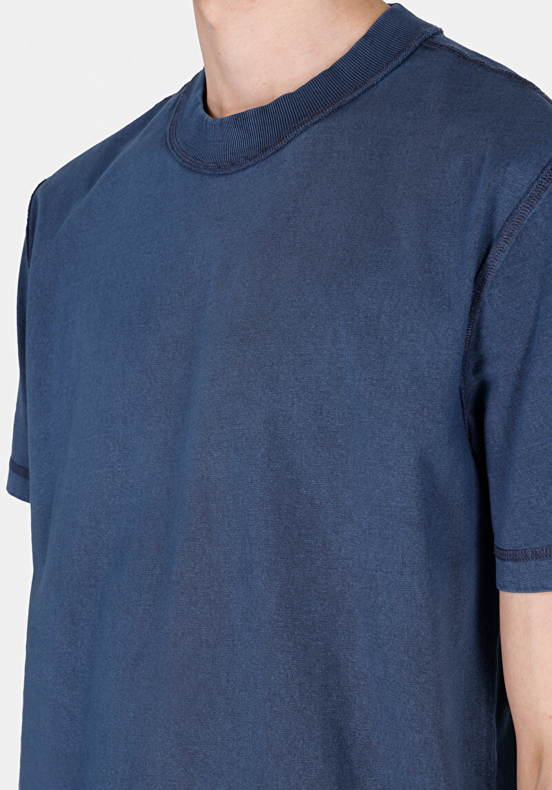 Показати інформацію про Футболка З Коротким Рукавом Чоловіча Блакитна  Cl1072858